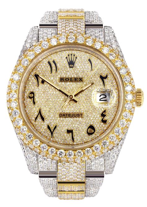 rolex chain diamonds